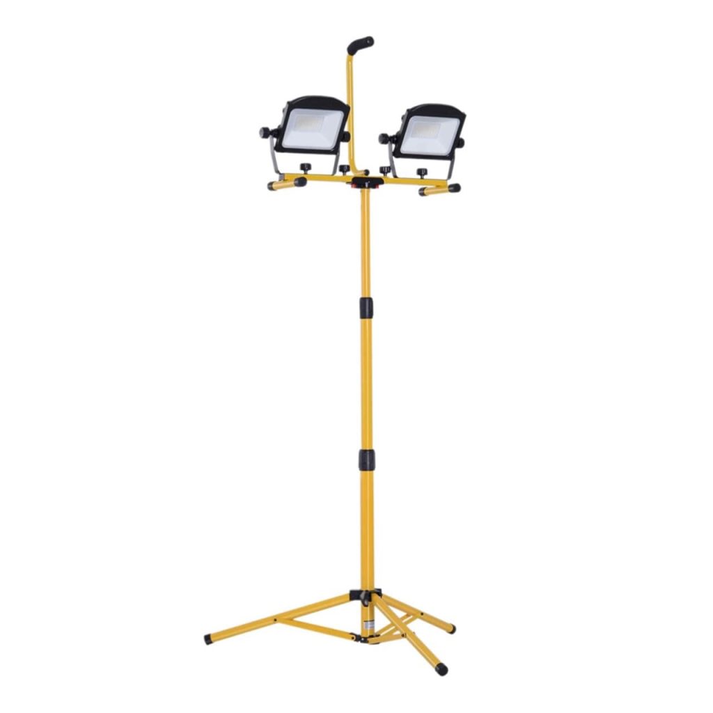 Garage lighting on stand